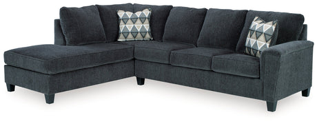 Abinger Smoke 2-Piece Sectional with Chaise - Ornate Home