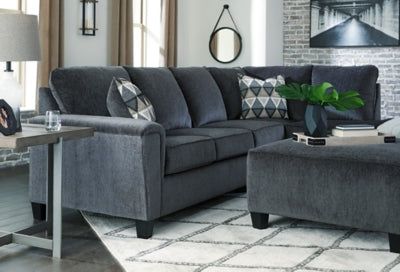 Abinger Smoke 2pc Sectional with Chaise - Ornate Home