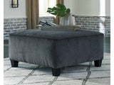 Abinger Smoke Oversized Accent Ottoman - Ornate Home