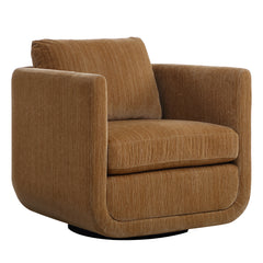 Abound Brown Ginger Swivel Chair - Ornate Home
