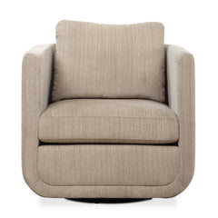 Abound White Porcelain Swivel Chair - Ornate Home