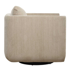 Abound White Porcelain Swivel Chair - Ornate Home