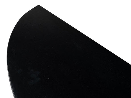 Abraham Black Half Round Console - Ornate Home