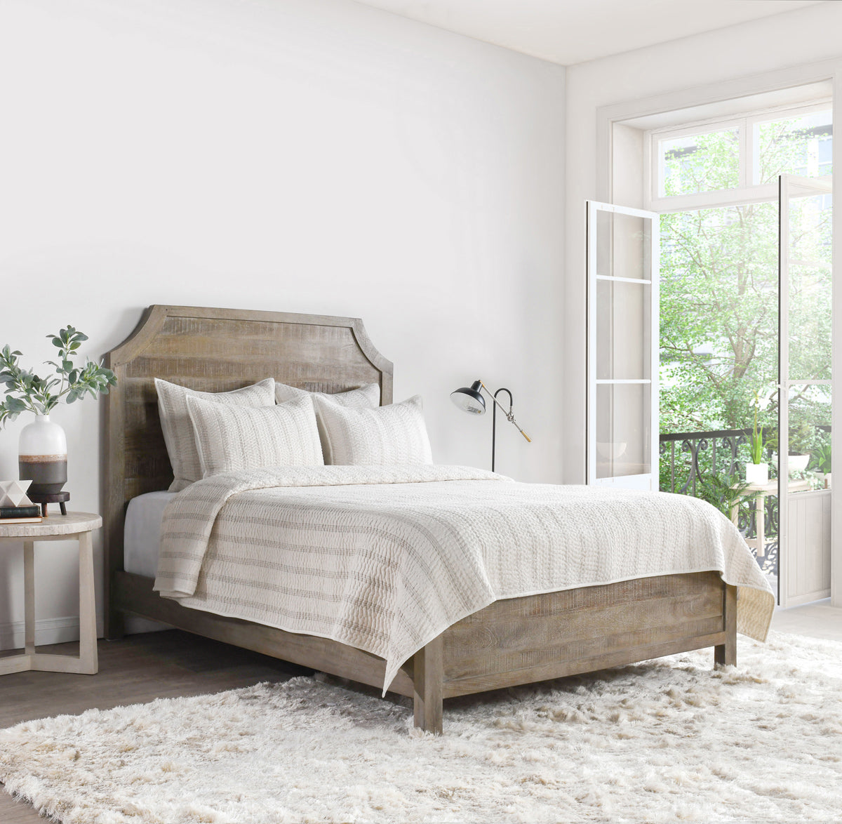 Abram Eggshell Quilt Collection - Ornate Home