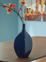 Abtinson Navy Vase 12" (Online Special Price) - Ornate Home