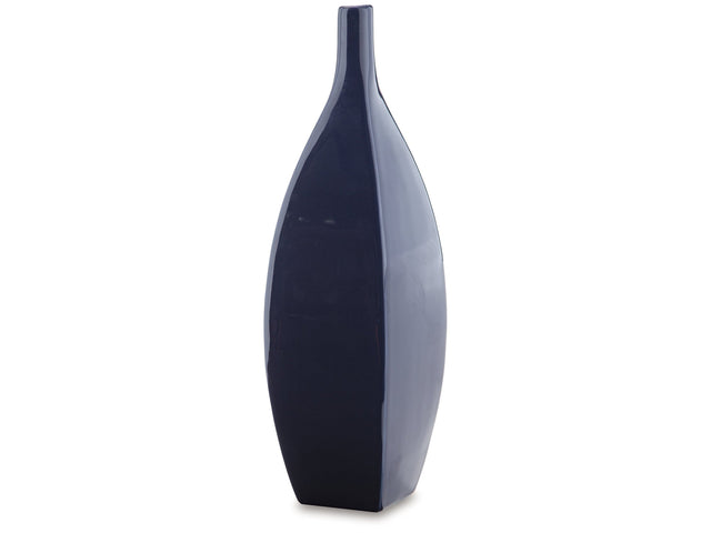 Abtinson Navy Vase 16" (Online Special Price) - Ornate Home