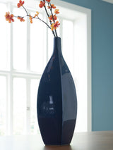 Abtinson Navy Vase 16" (Online Special Price) - Ornate Home