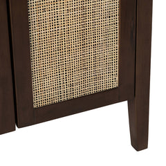Acadian Brown Six-Door Cabinet - Ornate Home