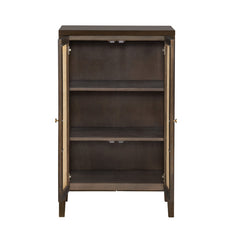Acadian Brown Two-Door Cabinet - Ornate Home