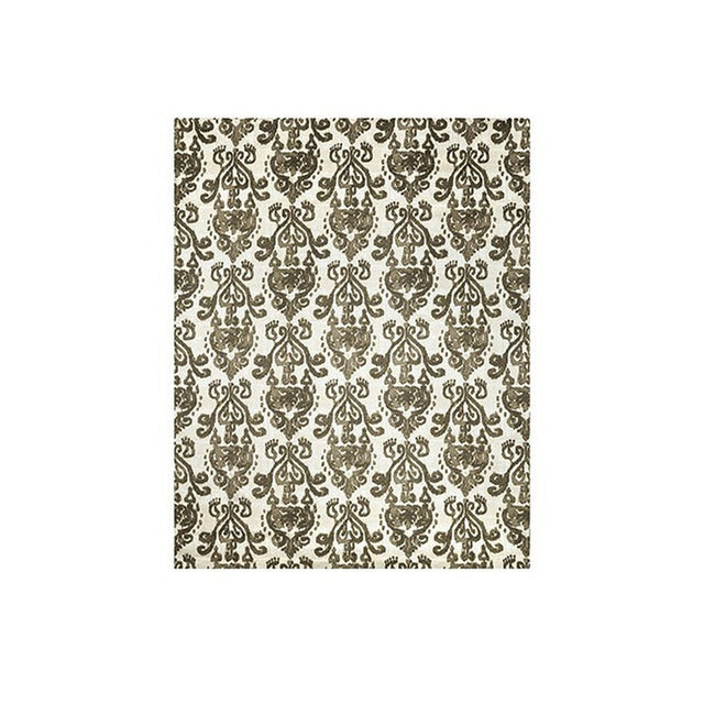Acanthus Beige/Brown Area Rug - Ornate Home
