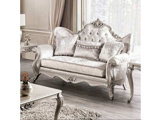 Acapulco Off-White Loveseat - Ornate Home