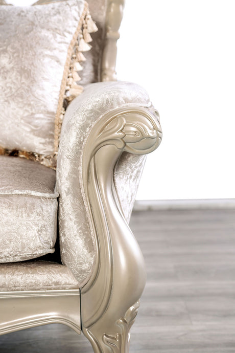 Acapulco Off-White Loveseat - Ornate Home