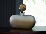 Acario Taupe/Gold Finish Jar - Ornate Home