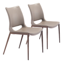 Ace Brown & Walnut Dining Chair (Set of 2) - Ornate Home