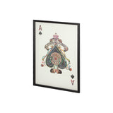 Ace of Spades II Playing Card Collage Framed Art - Ornate Home