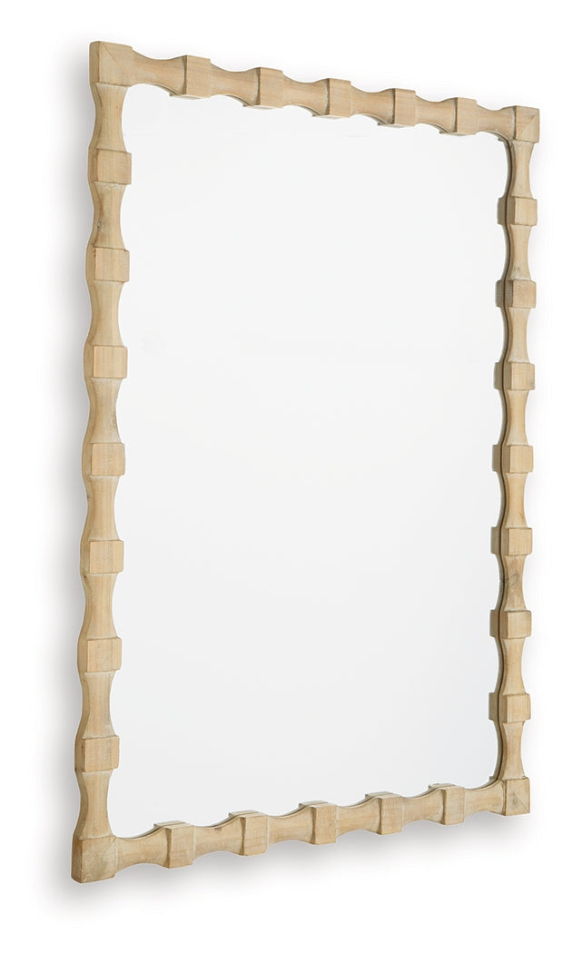 Acelmore Light Brown Accent Mirror (Online Special Price) - Ornate Home