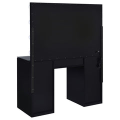 Acena Black High Gloss Vanity Set - Ornate Home