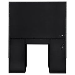 Acena Black High Gloss Vanity Set - Ornate Home