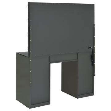 Acena Grey High Gloss Vanity Set - Ornate Home