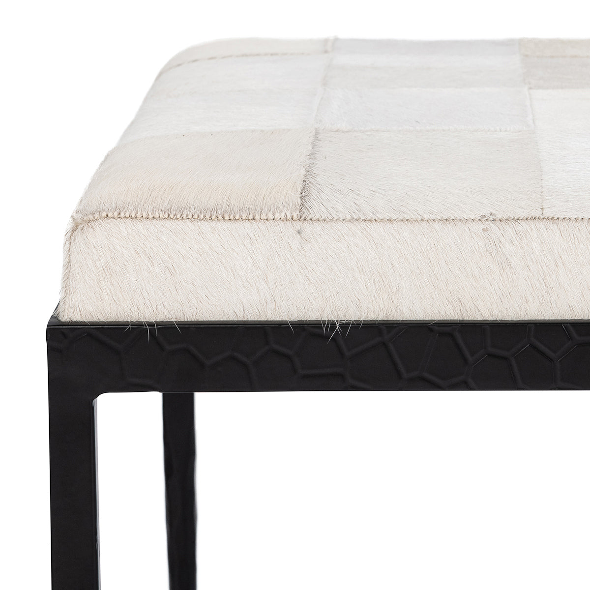 Achen Dusty Cream Accent Bench - Ornate Home