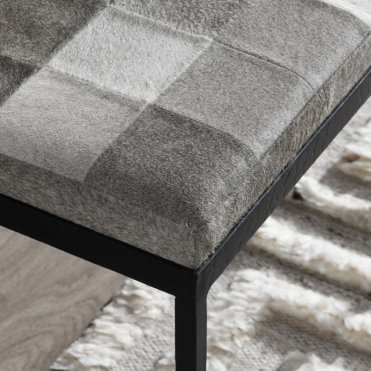 Achen Sparrow Gray Accent Bench - Ornate Home