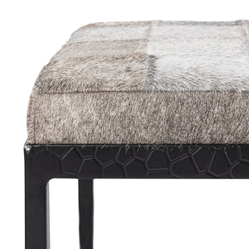 Achen Sparrow Gray Rectangular Accent Bench - Ornate Home