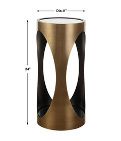 Achilles Brass Drink Table - Ornate Home