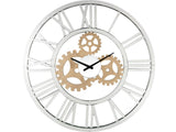 Acilia Mirrored Wall Clock - Ornate Home
