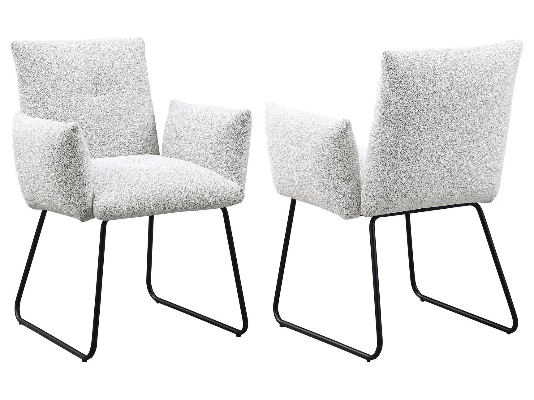 Ackland Light Grey  Side Chair (Set of 2) - Ornate Home