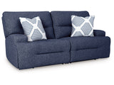 Acklen Place Navy 2-Piece Power Reclining Sectional - Ornate Home