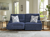 Acklen Place Navy 2-Piece Power Reclining Sectional - Ornate Home