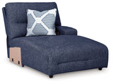 Acklen Place Navy 3-Piece Power Reclining Sectional (Online Special Price) - Ornate Home