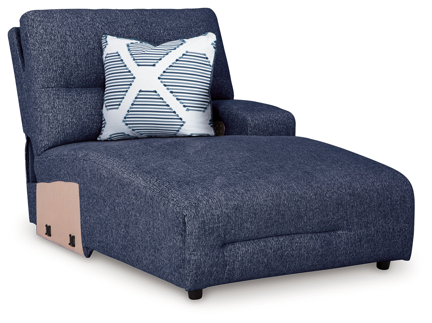 Acklen Place Navy 3-Piece Power Reclining Sectional (Online Special Price) - Ornate Home