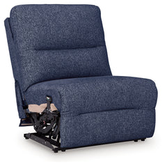 Acklen Place Navy 3-Piece Power Reclining Sectional - Ornate Home