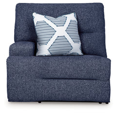 Acklen Place Navy 3-Piece Power Reclining Sectional - Ornate Home