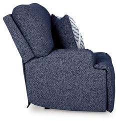 Acklen Place Navy 3-Piece Power Reclining Sectional - Ornate Home