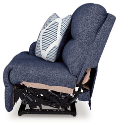 Acklen Place Navy 3-Piece Power Reclining Sectional - Ornate Home