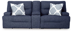 Acklen Place Navy 3-Piece Sectional - Ornate Home