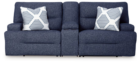 Acklen Place Navy 3-Piece Sectional - Ornate Home