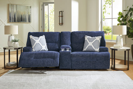 Acklen Place Navy 3-Piece Sectional - Ornate Home