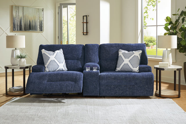 Acklen Place Navy 3-Piece Sectional - Ornate Home