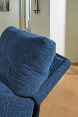 Acklen Place Navy 6-Piece Power Reclining Sectional with Chaise - Ornate Home