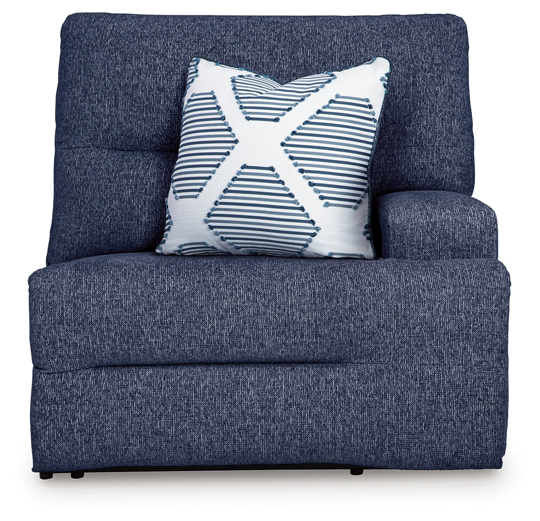 Acklen Place Navy 7-Piece Power Reclining Sectional - Ornate Home