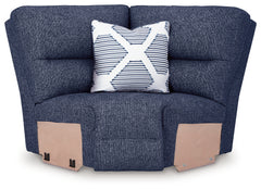 Acklen Place Navy 7-Piece Power Reclining Sectional - Ornate Home