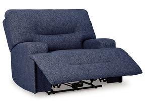 Acklen Place Navy Wide Seat Power Recliner (Online Special Price) - Ornate Home