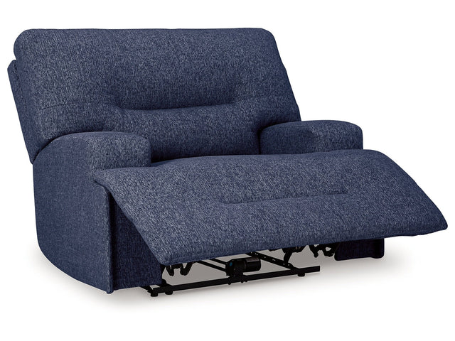 Acklen Place Navy Wide Seat Power Recliner (Online Special Price) - Ornate Home