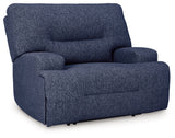 Acklen Place Navy Wide Seat Power Recliner (Online Special Price) - Ornate Home