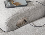 Acklen Place Pewter 3-Piece Power Reclining Sectional (Online Special Price) - Ornate Home