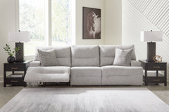 Acklen Place Pewter 3-Piece Power Reclining Sectional Sofa - Ornate Home