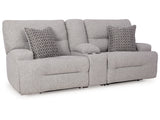 Acklen Place Pewter 3-Piece Sectional - Ornate Home